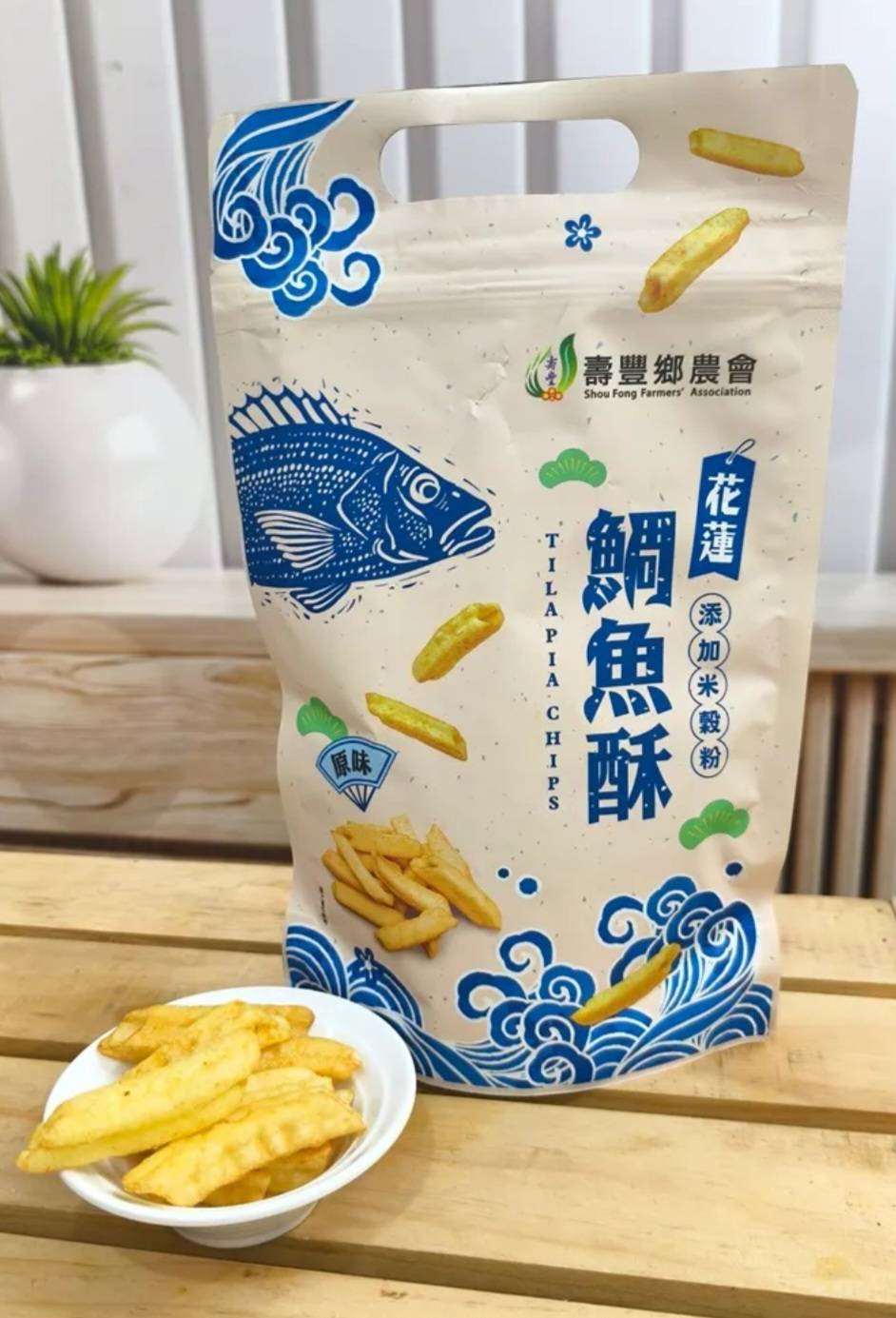 0422結-壽豐鄉農會-鯛魚酥 ( 原味 )  $150/組 ( 2包 )